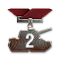 For 2 years of service