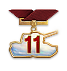 For 11 years of service